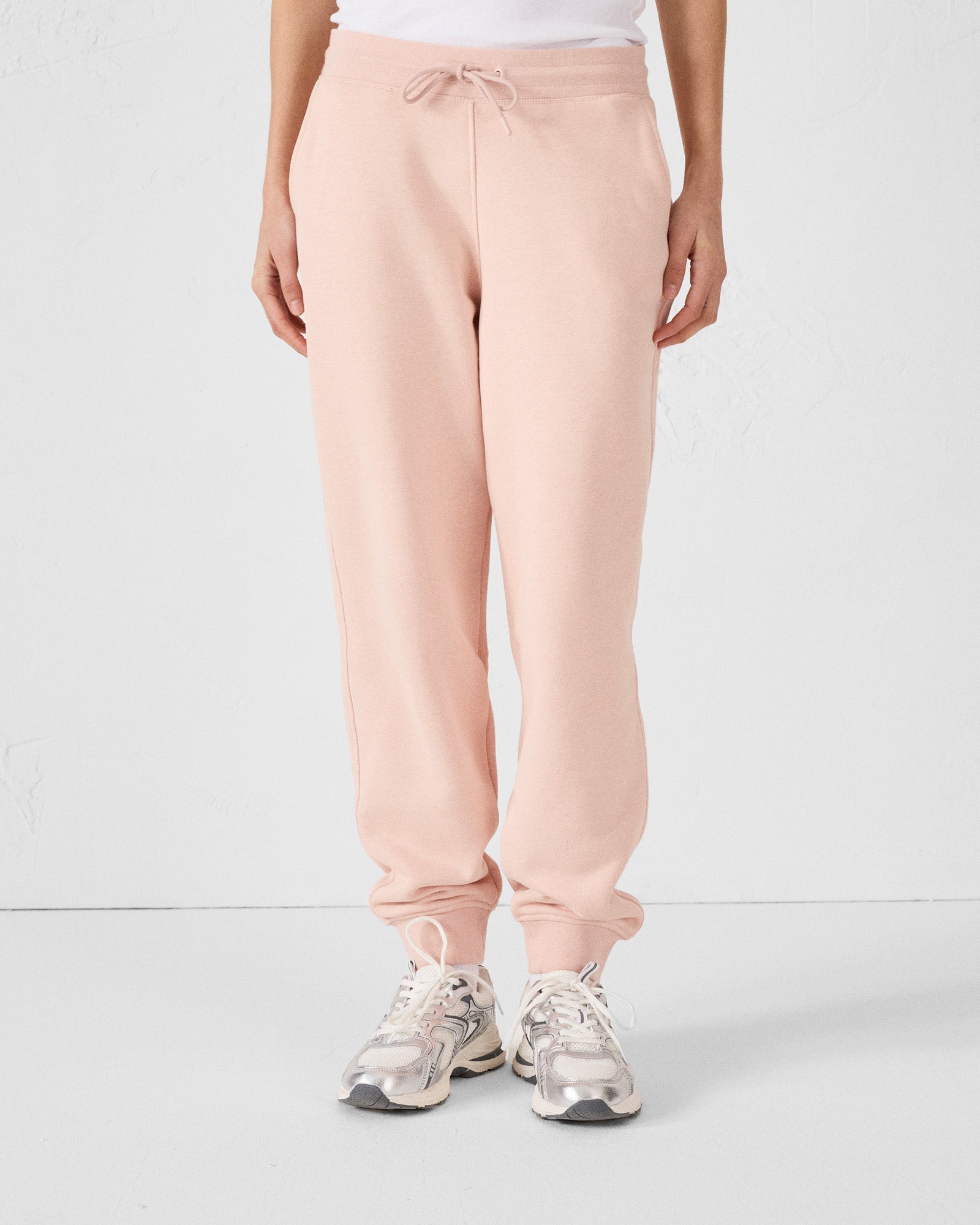 Pantalon de sport en coton Pêche clair Iris