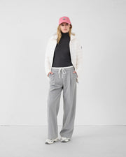 Doudoune mi-longue Blanc Claudie