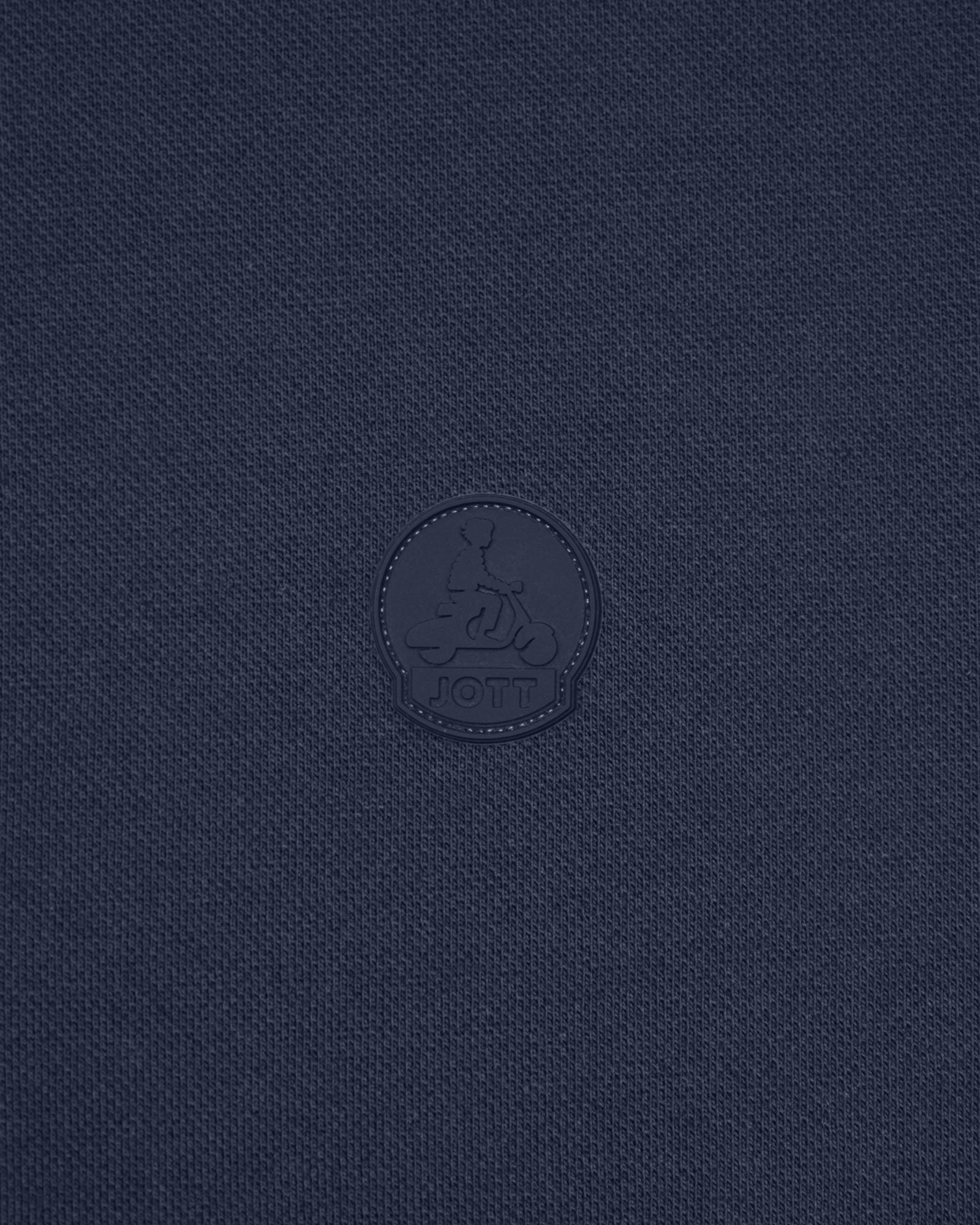 Polo manches longues en coton Marine Carlos