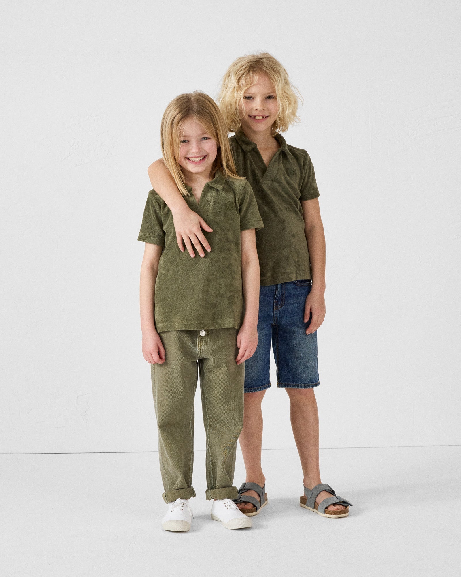 Polo éponge Army Terry
