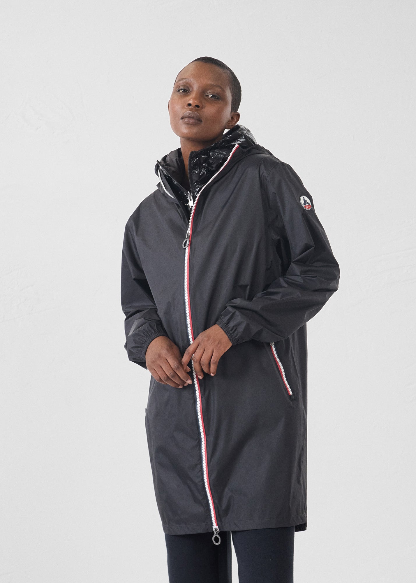 Imperméable long Noir Skye