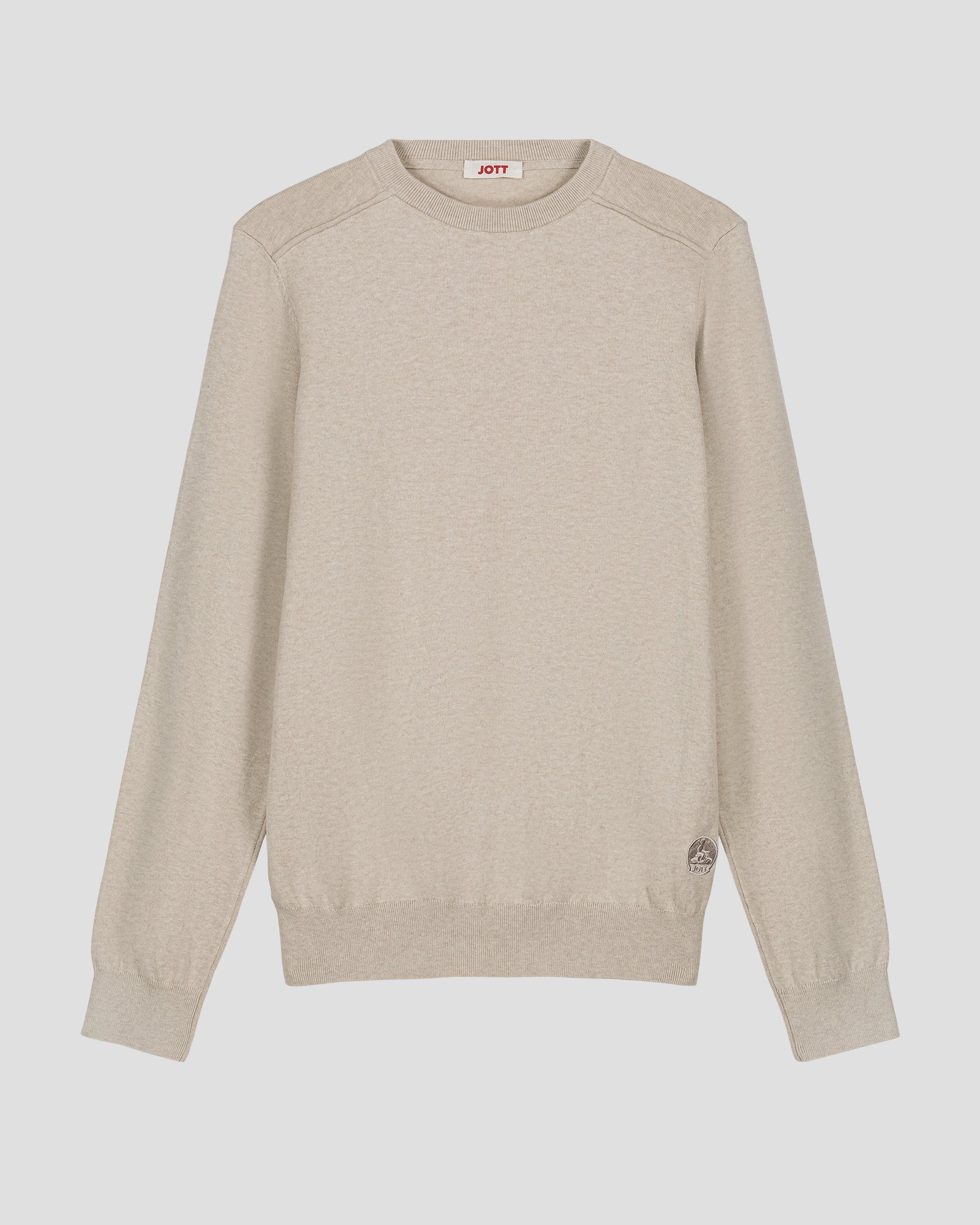 Pull en maille col rond Sable Hadrien