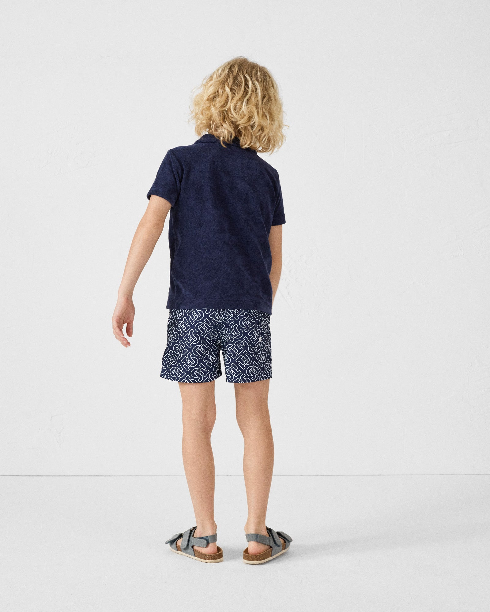 Polo éponge Marine Terry