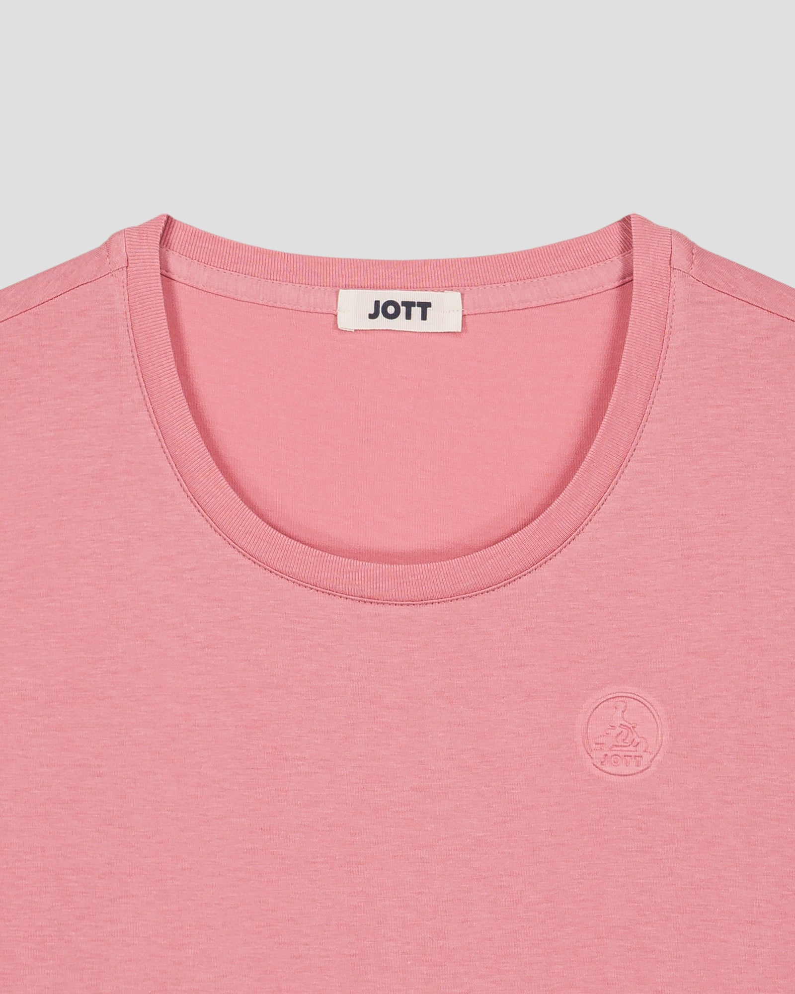 T-shirt à col rond femme en coton Pink antique Angel 2.0