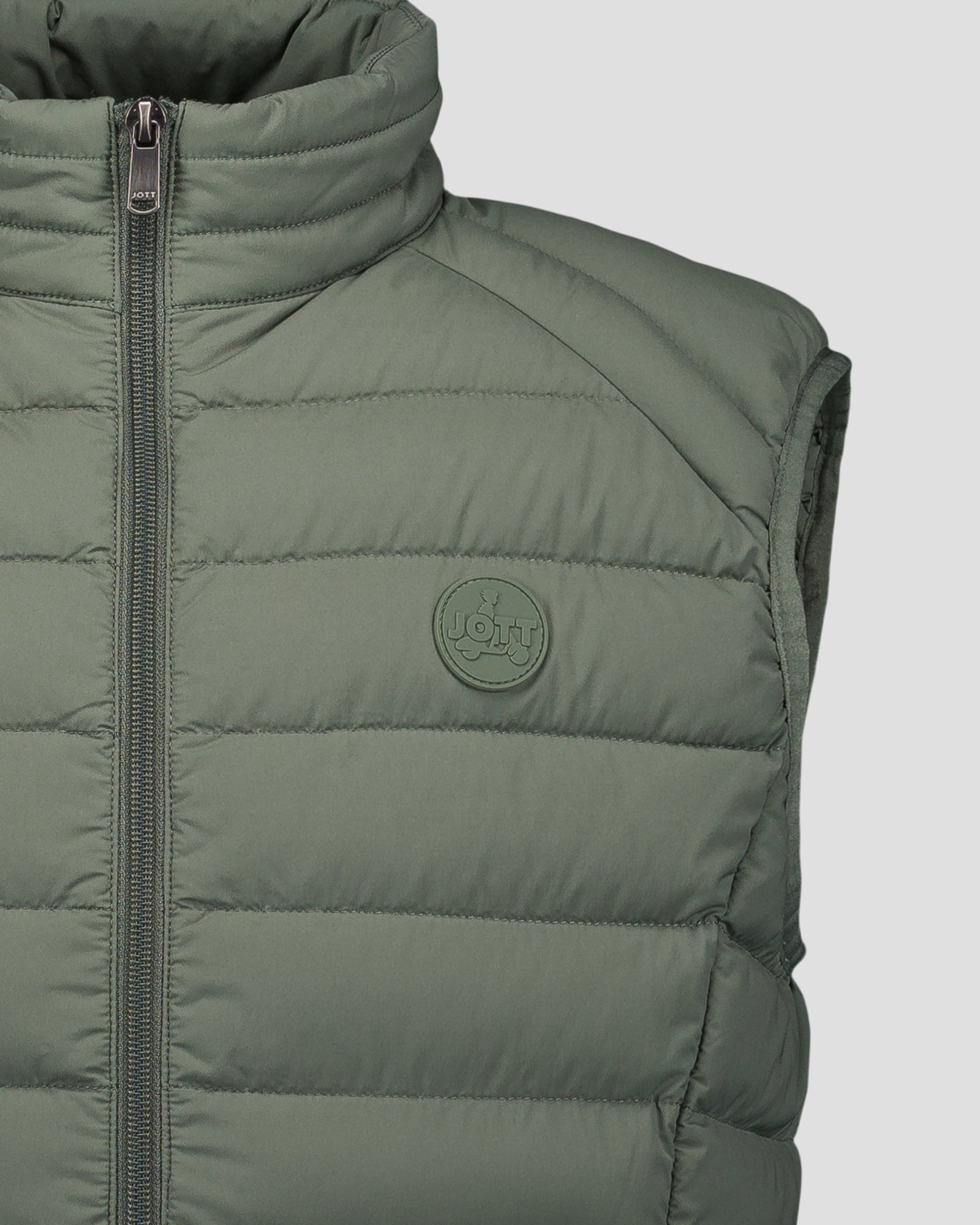 Doudoune sans manches stretch Vert sauge Arafo