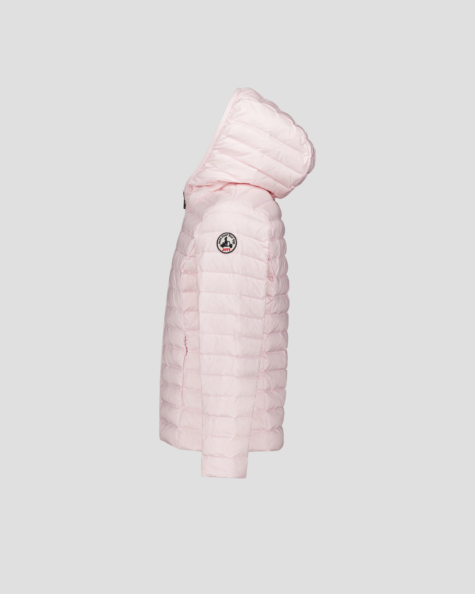 Doudoune légère à capuche enfant Rose pétale Carla