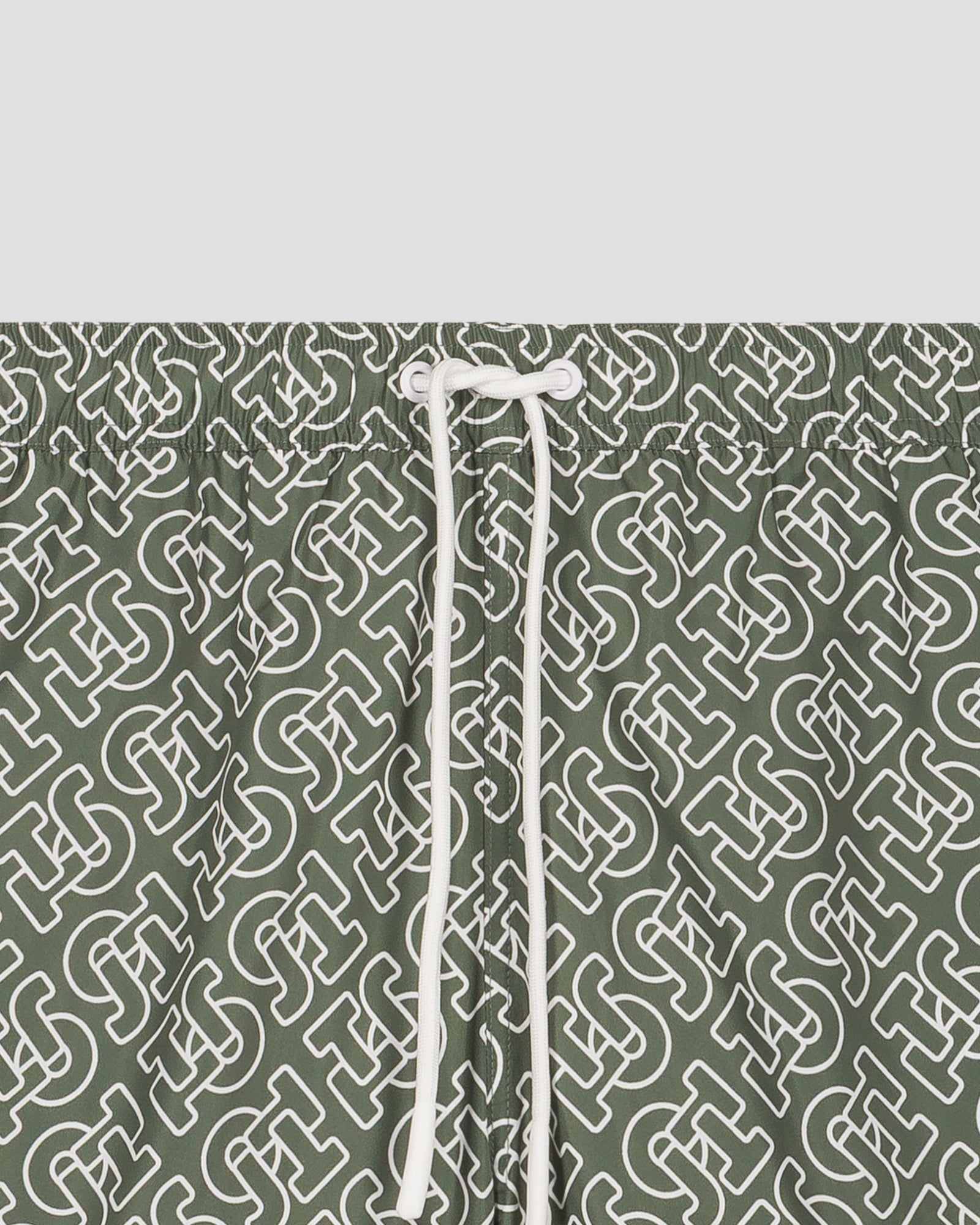 Maillot de bain Mono vert sauge Ian monogram