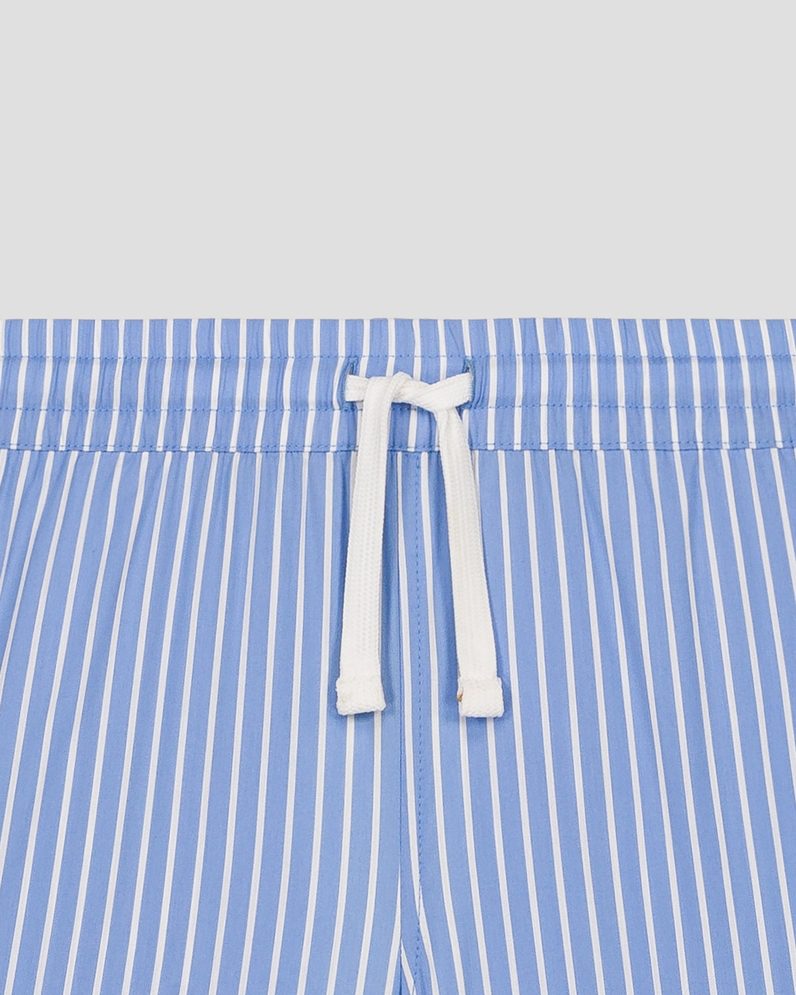 Bermuda enfant en popeline Bleu céleste rayé Joe stripe