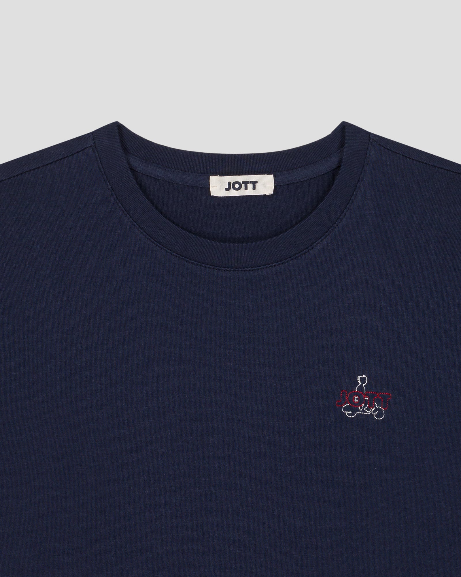 T-shirt col rond mixte Marine Lipe