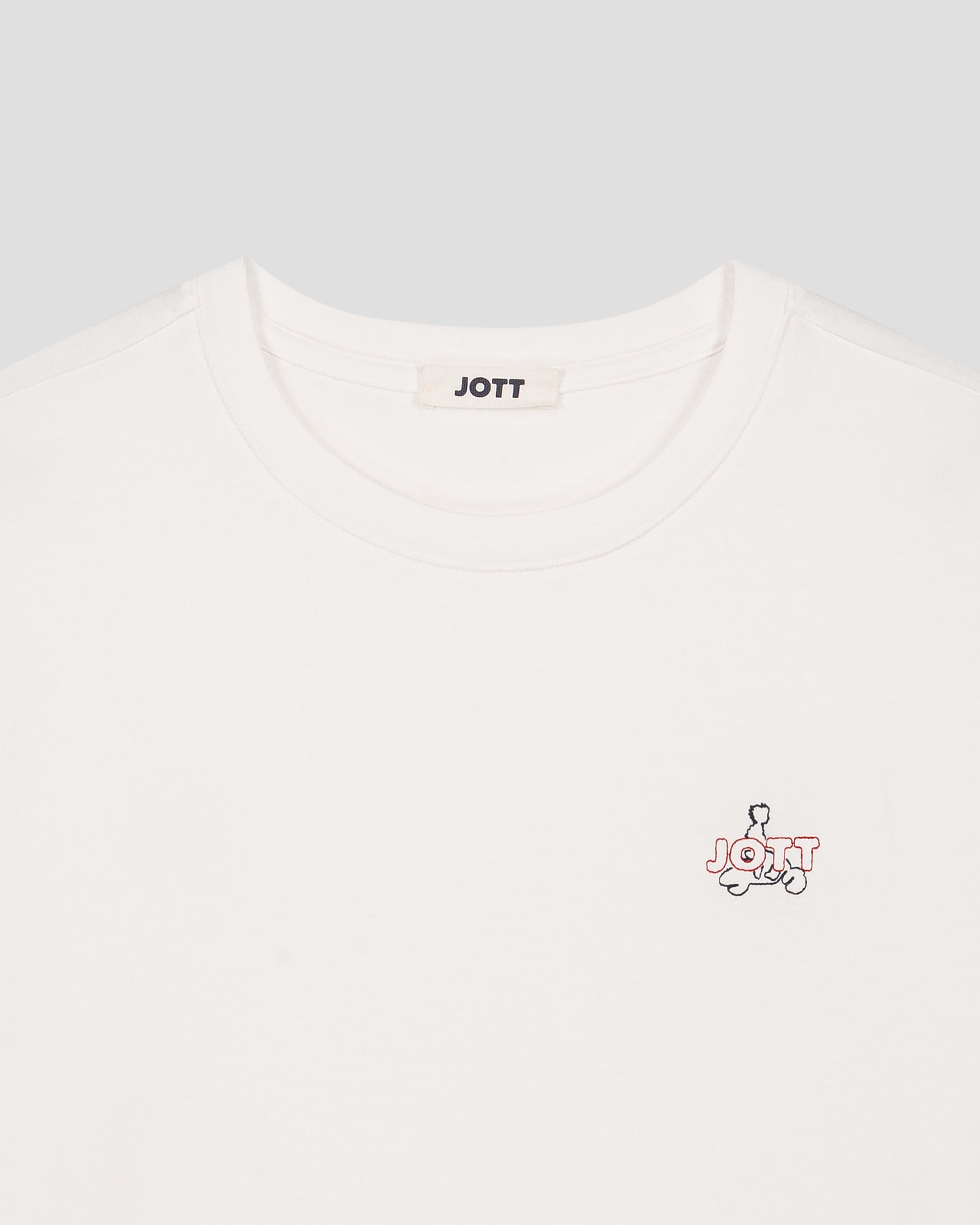 T-shirt col rond mixte Blanc Lipe