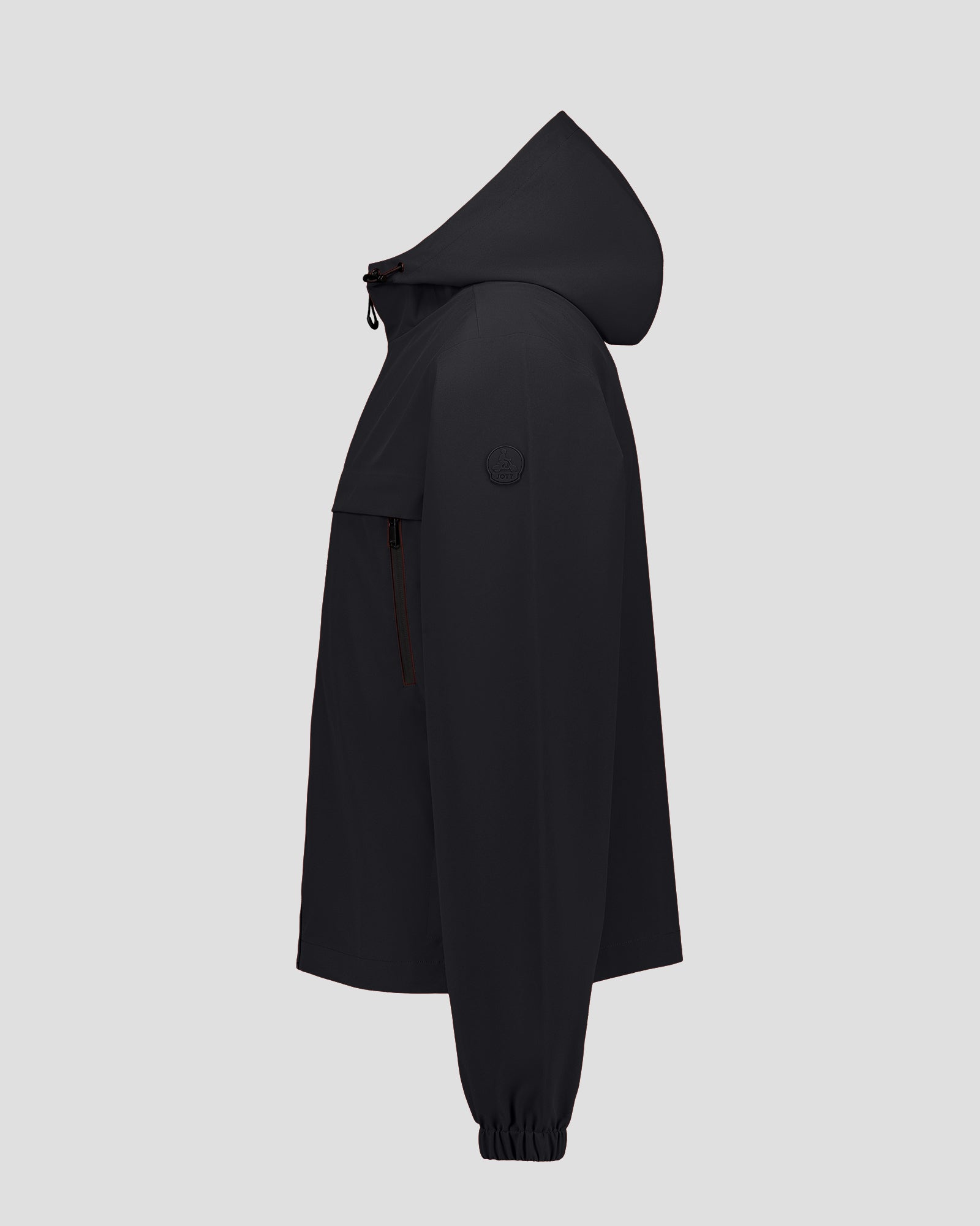 Imperméable à capuche Noir Noste