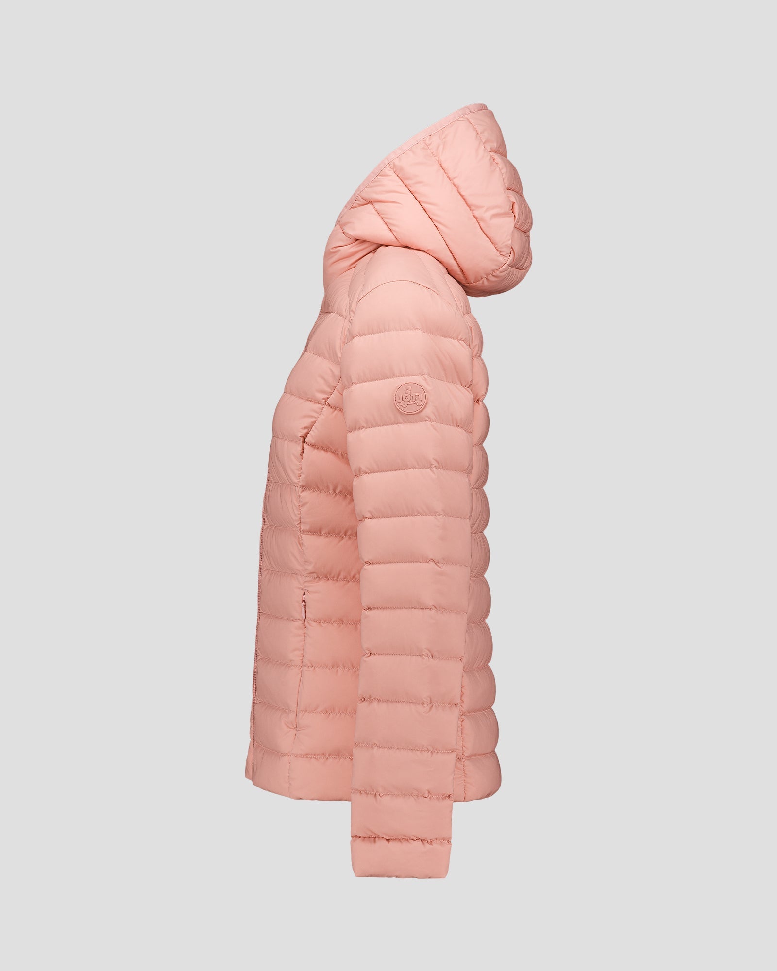 Doudoune à capuche stretch légère Sable rose Salma