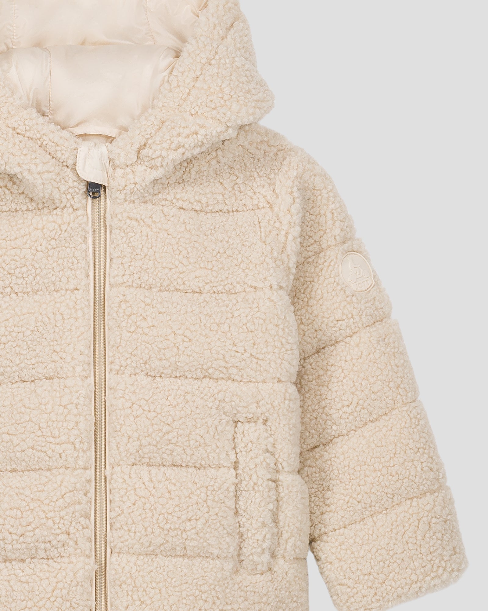 Veste bébé sherpa Naturel Titou
