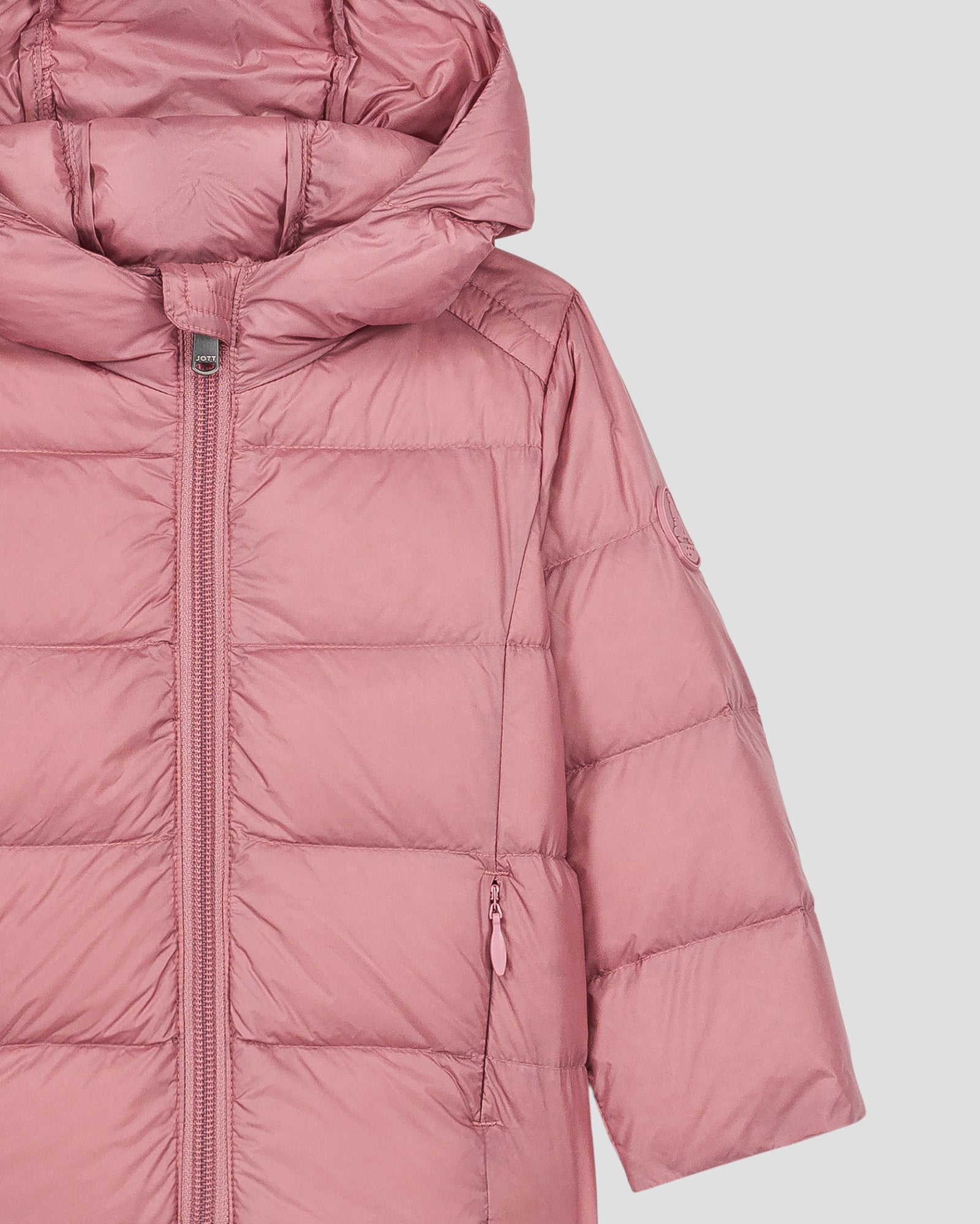 Doudoune bébé Rose antique Una