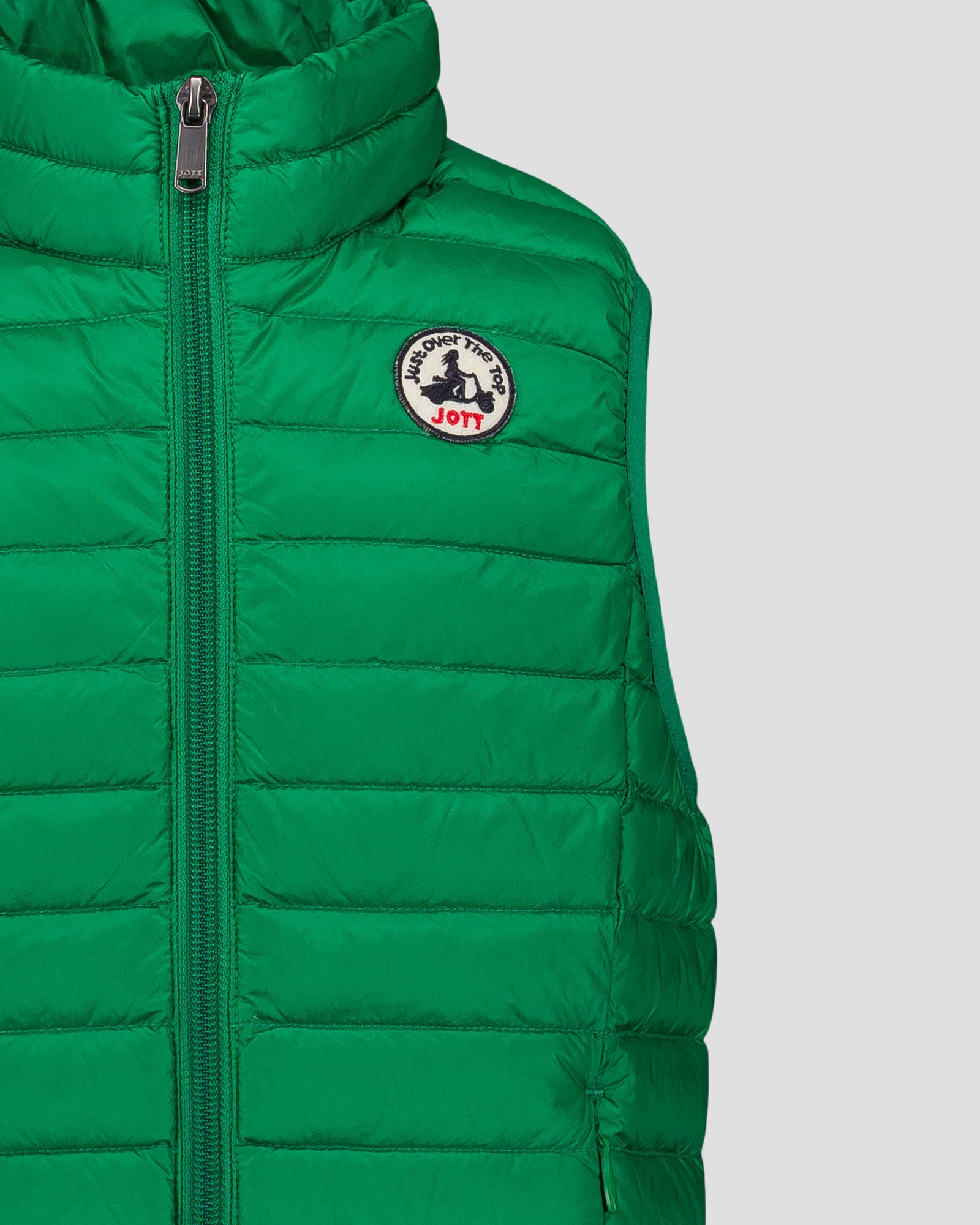 Doudoune sans manches enfant Vert tropical Zoe