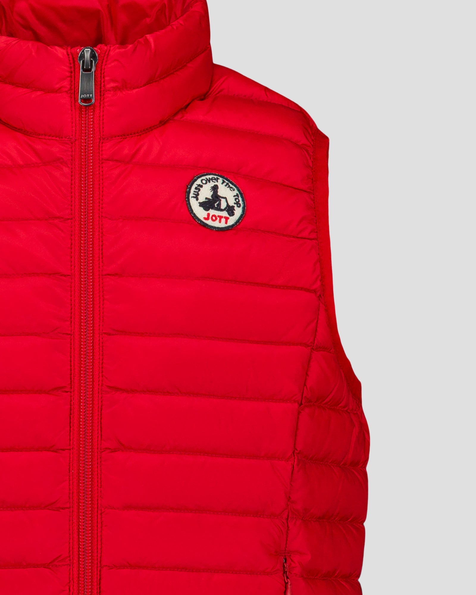 Doudoune sans manches enfant Rouge carmin Zoe