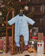 Grenouillère bébé Bleu glacier Grenouille