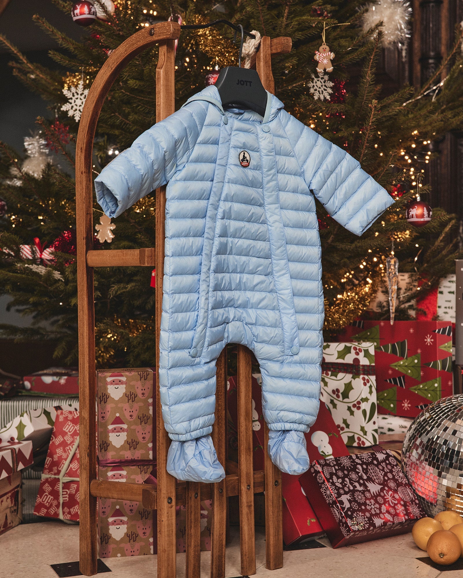 Grenouillère bébé Bleu glacier Grenouille