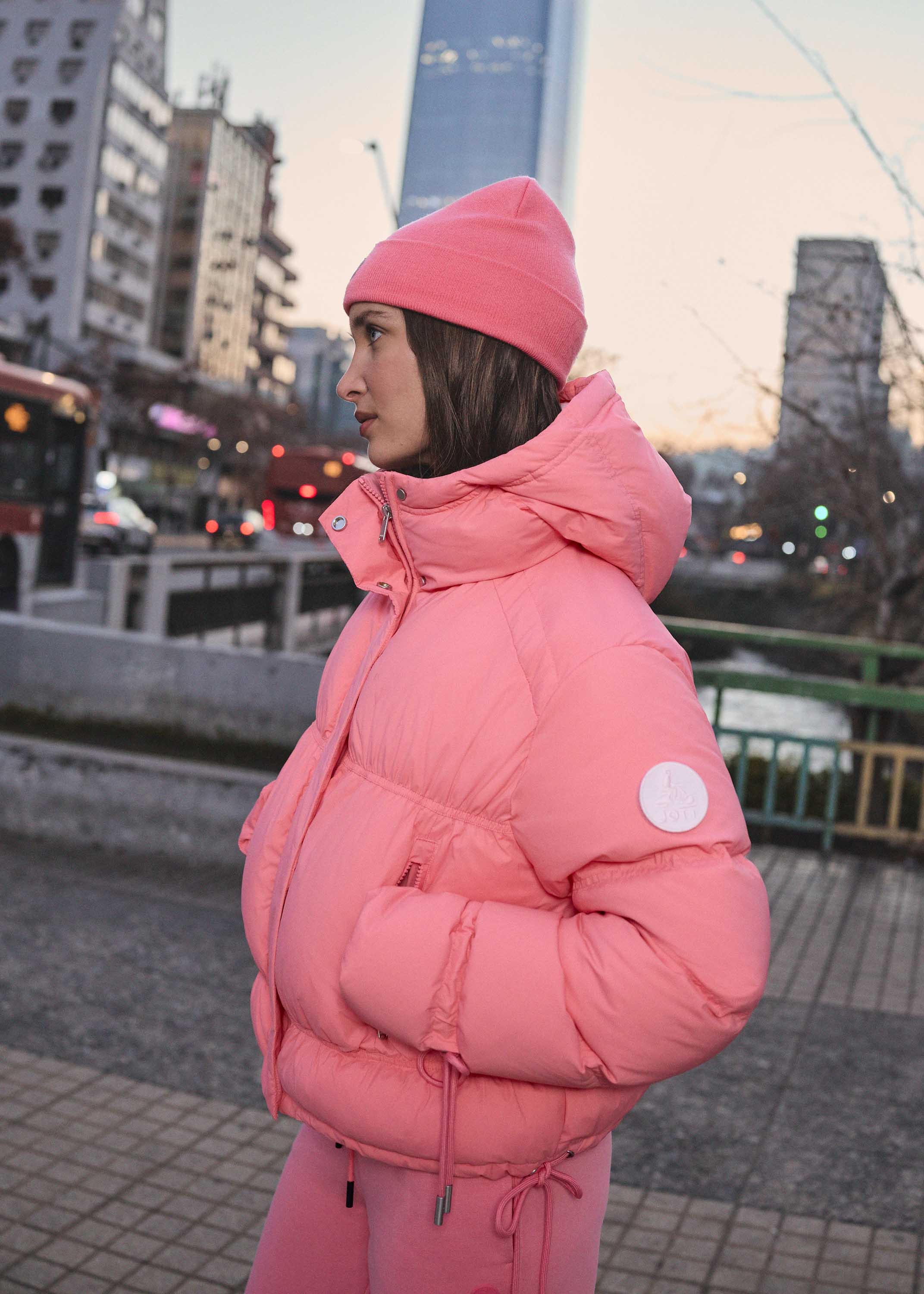 Doudoune Grand Froid esprit puffer Vibrant pink Nami