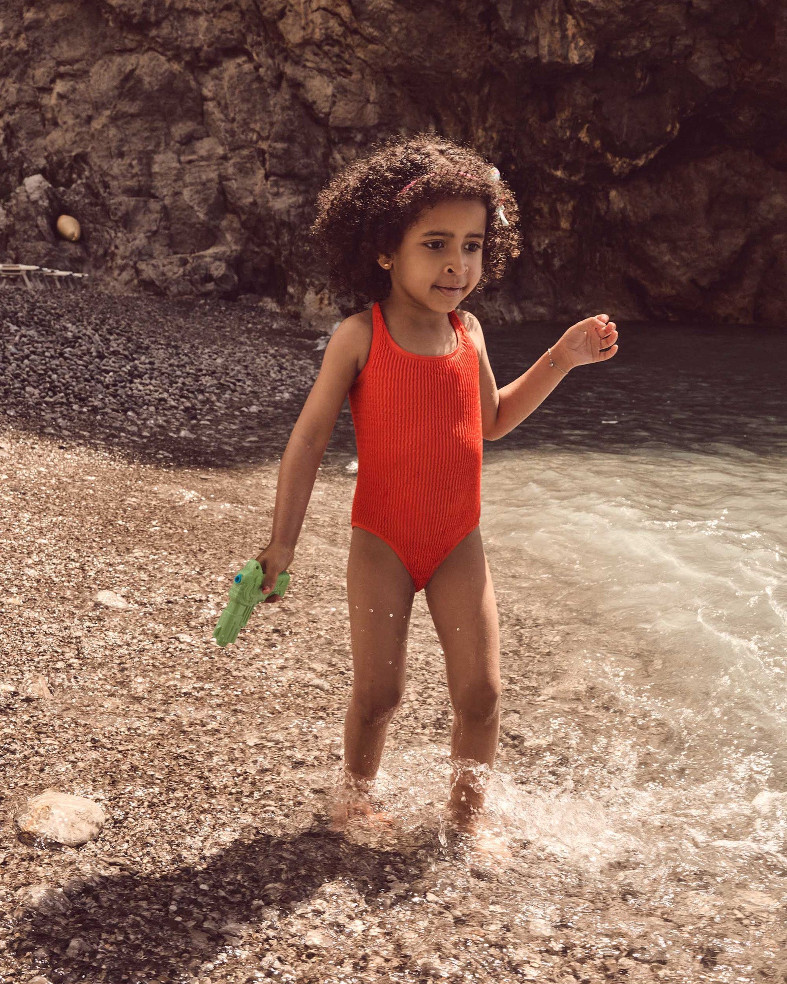 Maillot de bain Taille Unique Rouge feu Marina