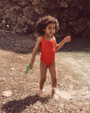 Maillot de bain Taille Unique Rouge feu Marina