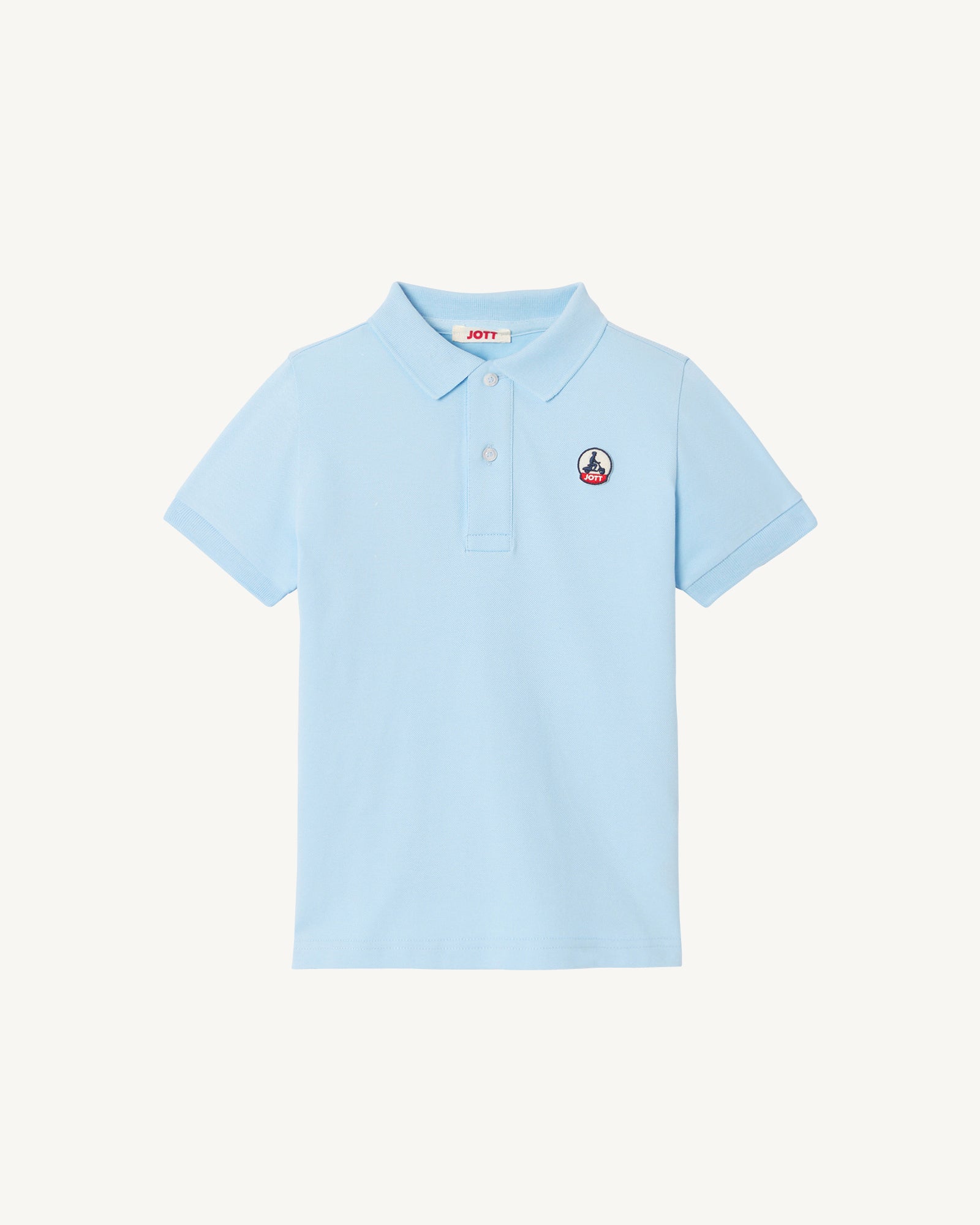 Polo enfant en coton biologique Bleu céleste Salvador