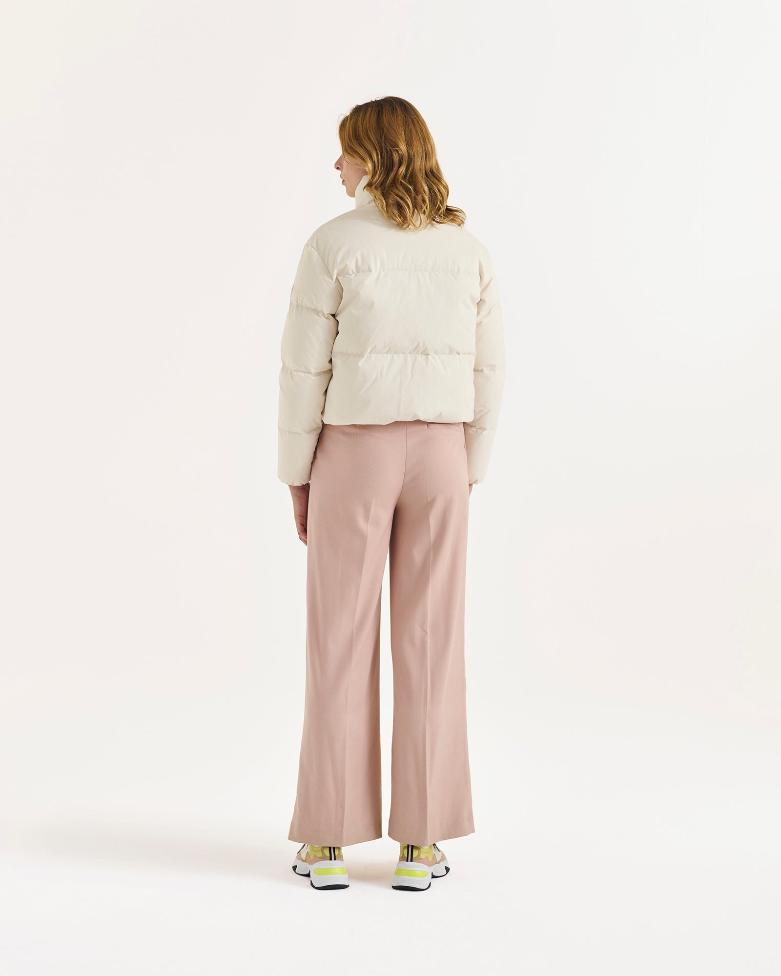 Doudoune courte esprit 'Puffer' Ivoire Ozaka