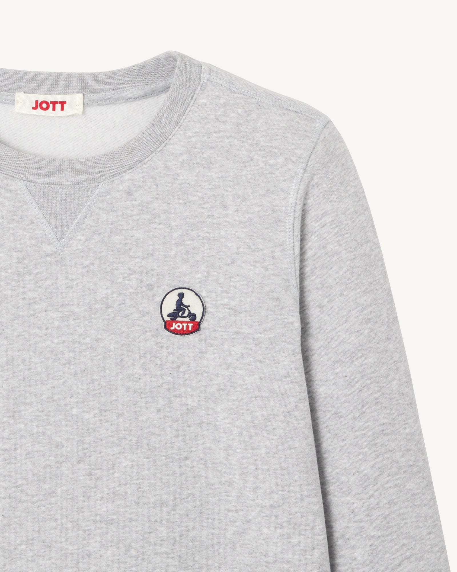 Sweat en coton biologique Gris chiné Elvas