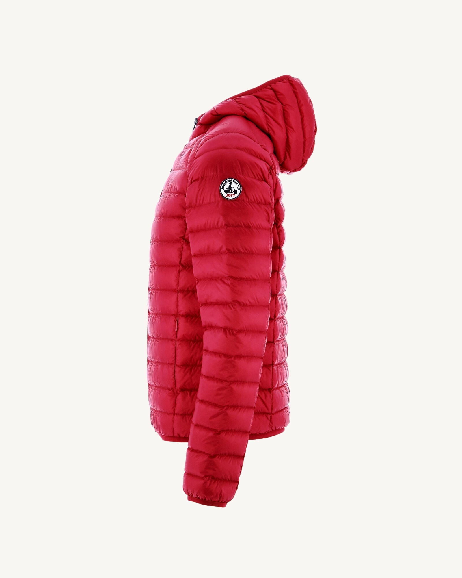 Doudoune légère à capuche Rouge Nico
