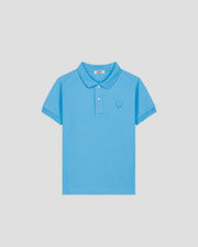 Polo enfant en coton Bleu horizon Ciro