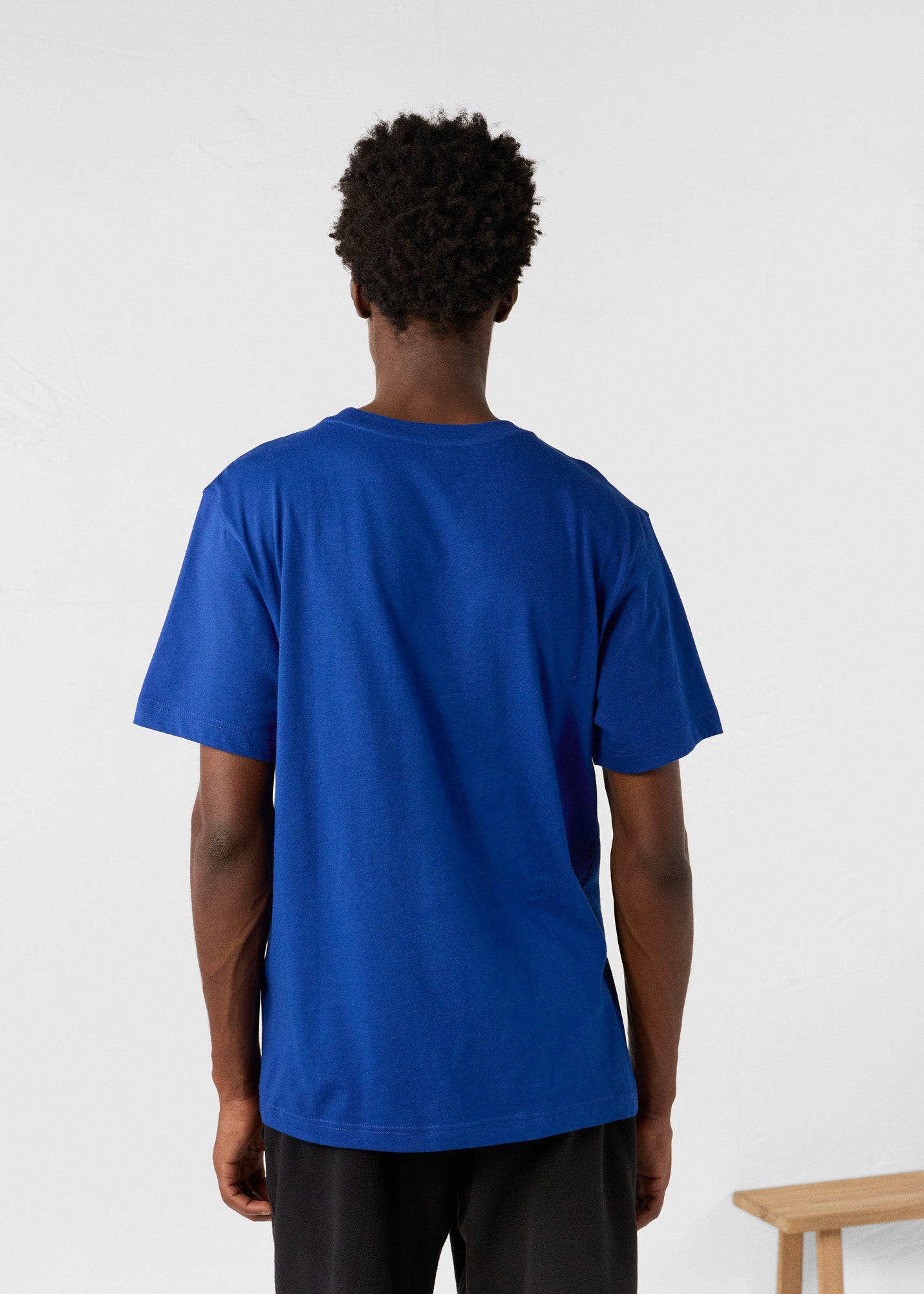 T-Shirt à col rond Bleu cobalt Petro