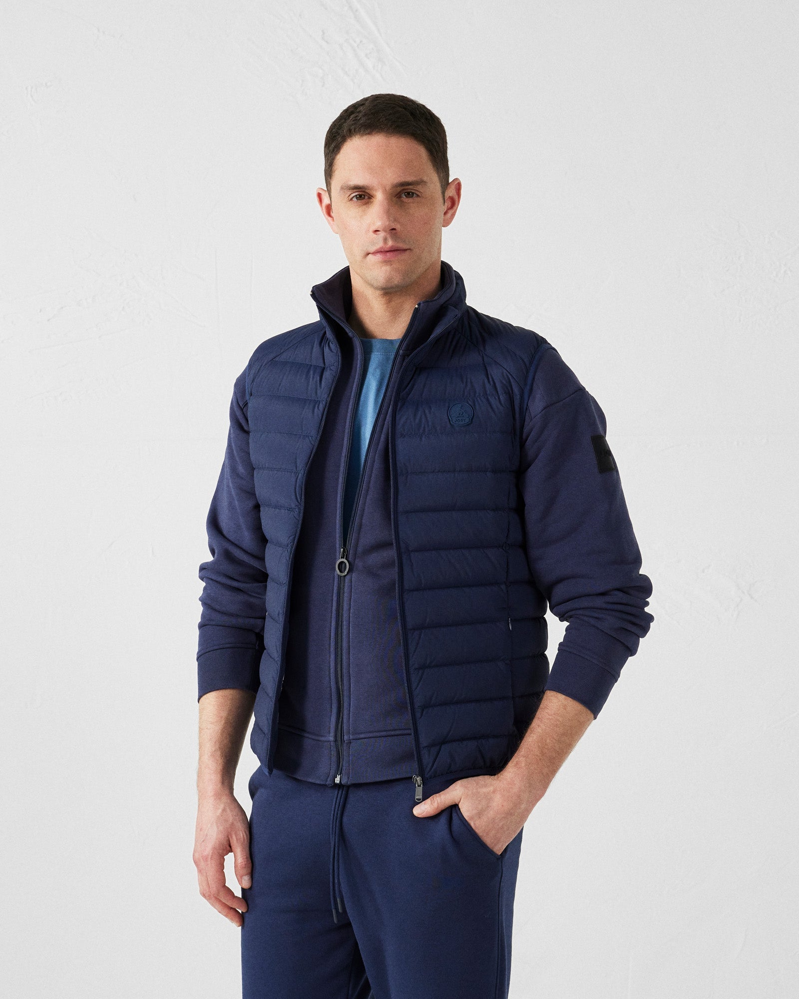 Doudoune sans manches stretch Marine Arafo