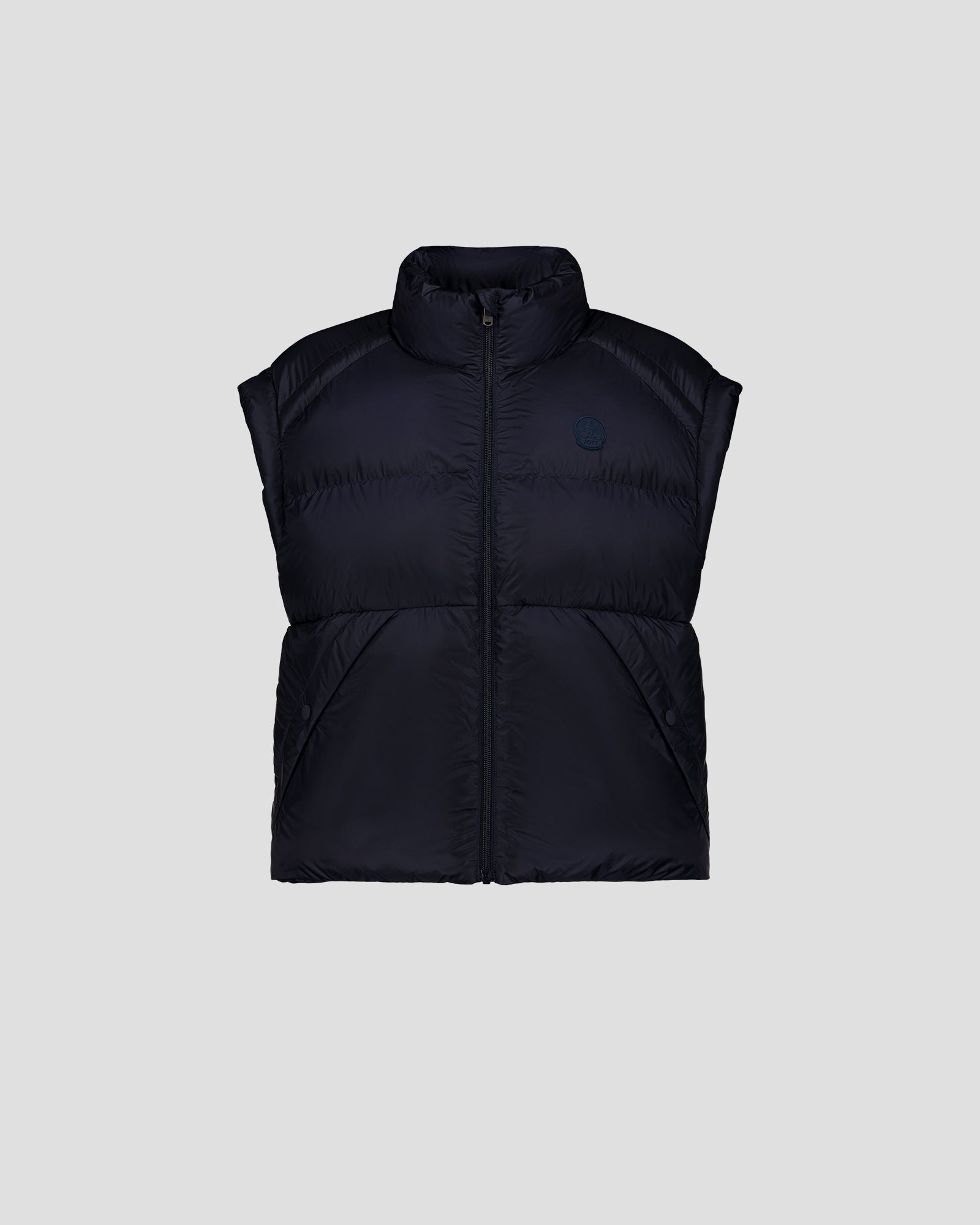 Doudoune courte oversize sans manches Marine Lyna