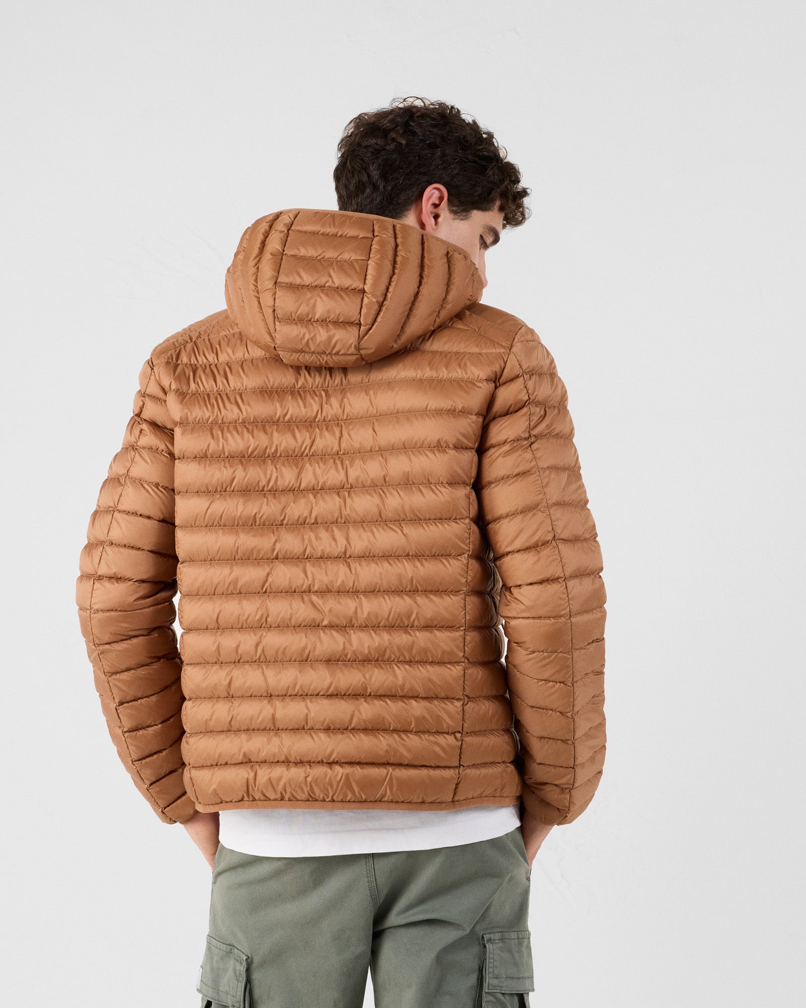 Doudoune légère à capuche Sucre roux Nico