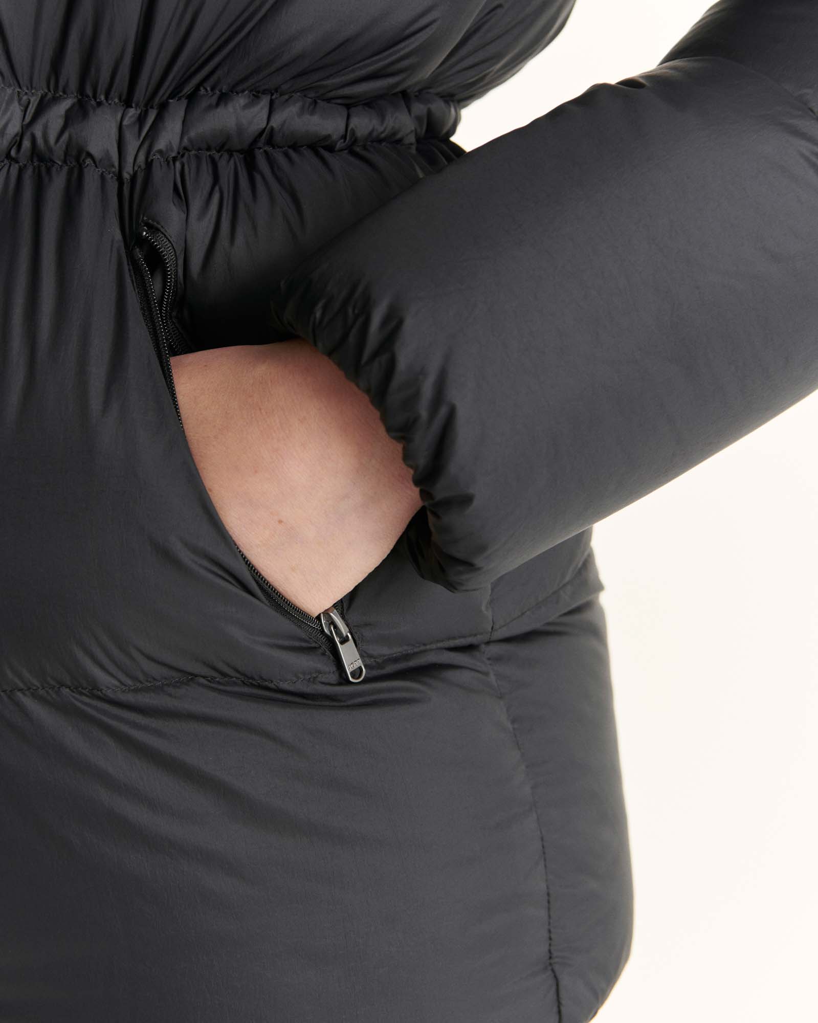 Doudoune à capuche Grand Froid Noir Luxe 2.0