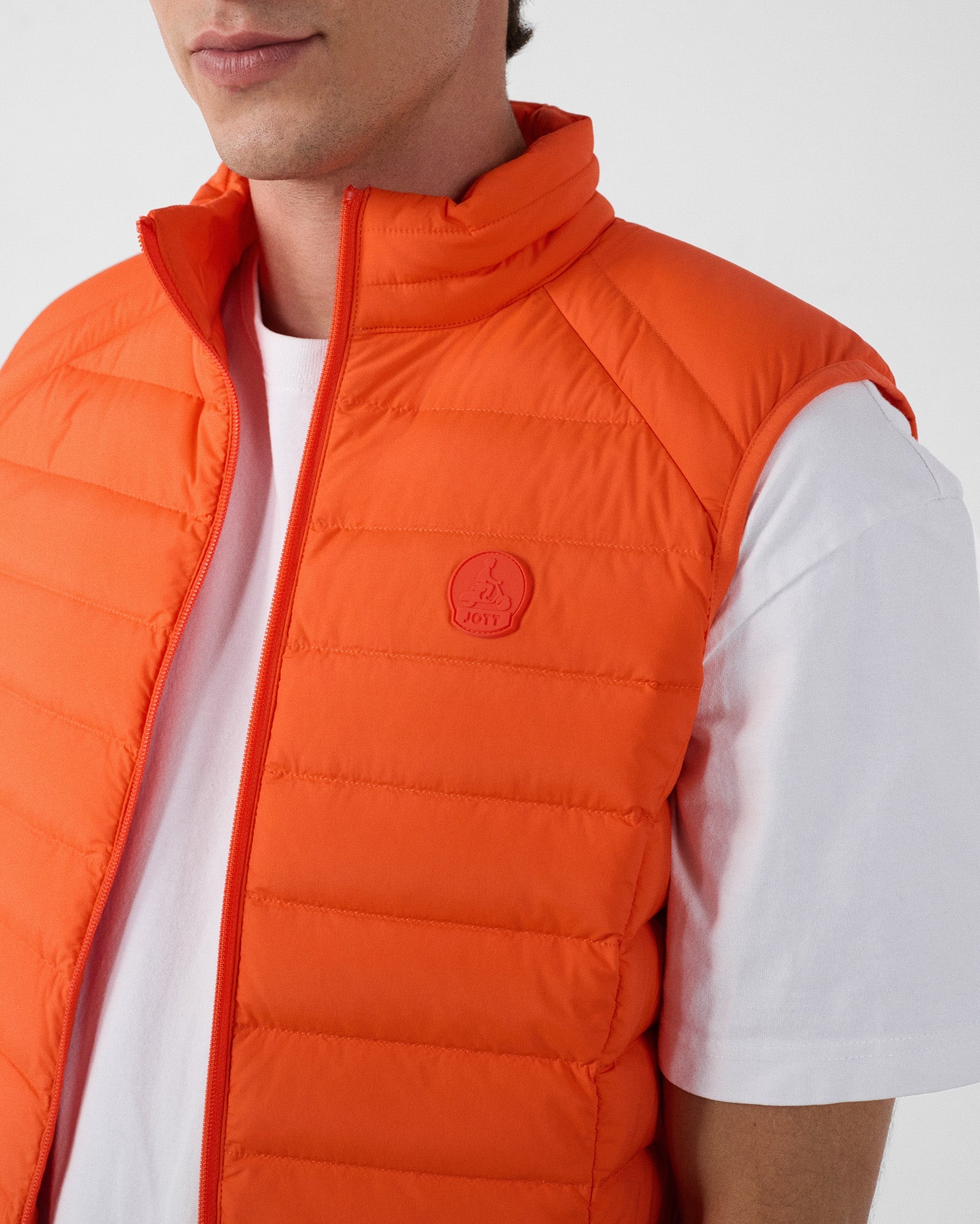 Doudoune sans manches stretch Rouge feu Arafo