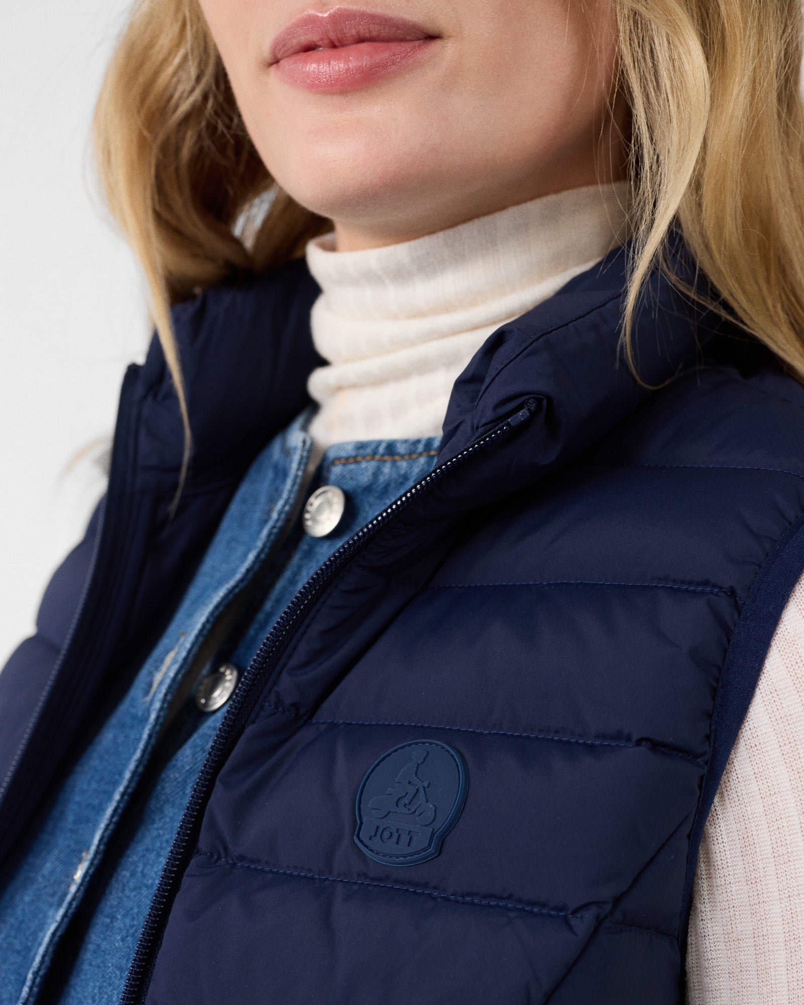 Doudoune sans manches stretch Marine Grenada