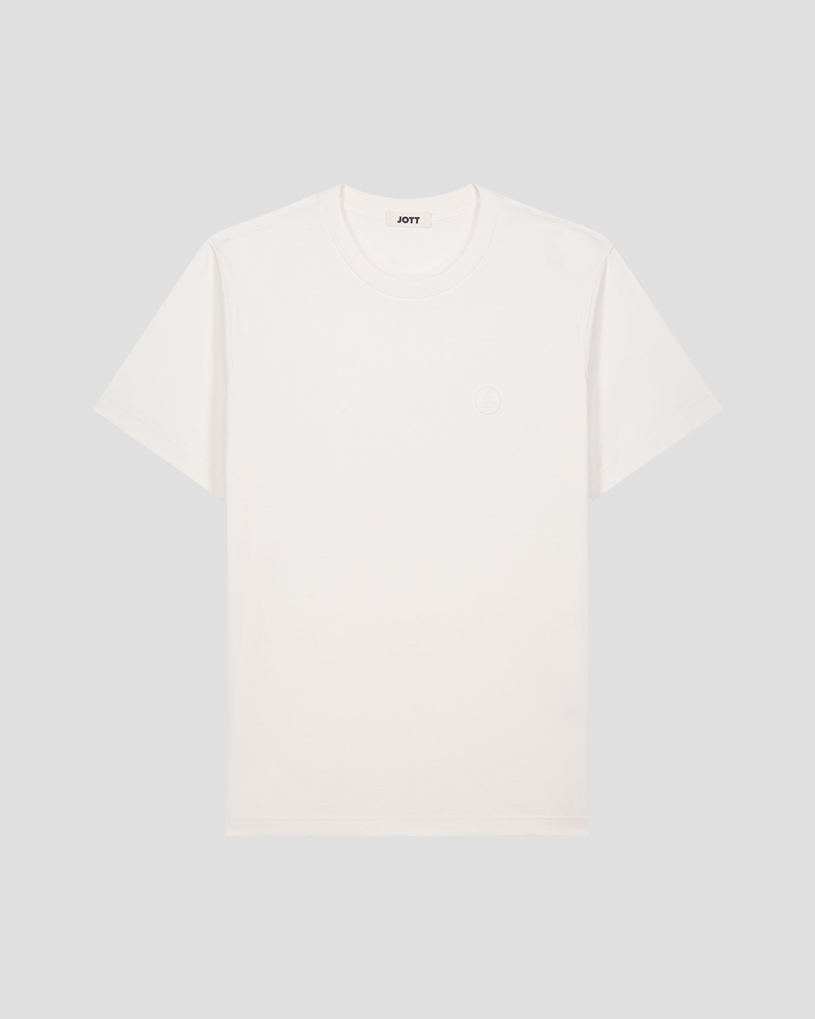 T-shirt col rond homme en coton Blanc Pedro