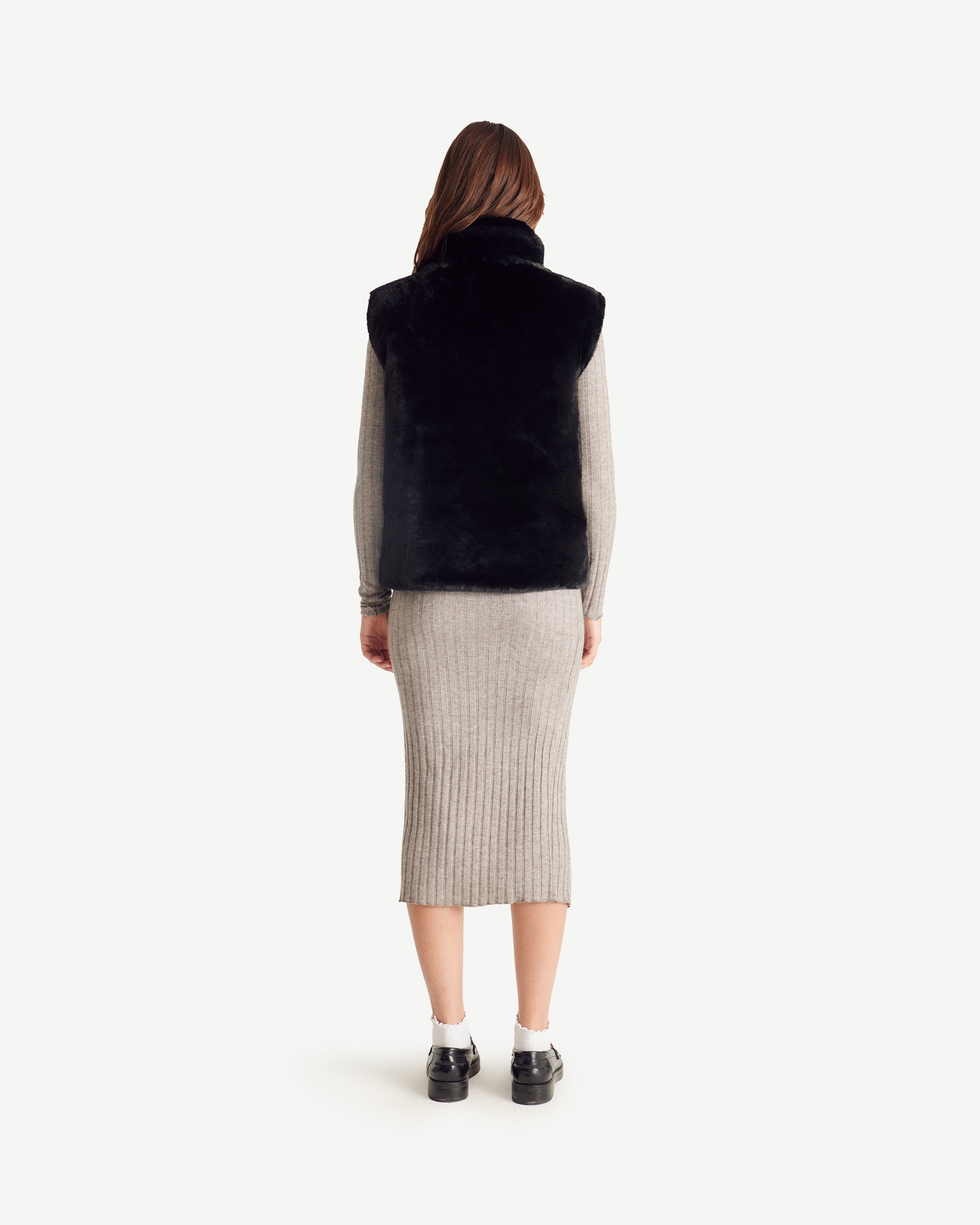 Doudoune sans manches réversible Grand Froid Noir Daria 2.0