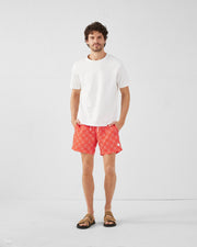 Maillot de bain Mono rouge feu Niolon monogram