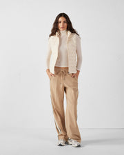 Doudoune sans manches stretch Argile Grenada