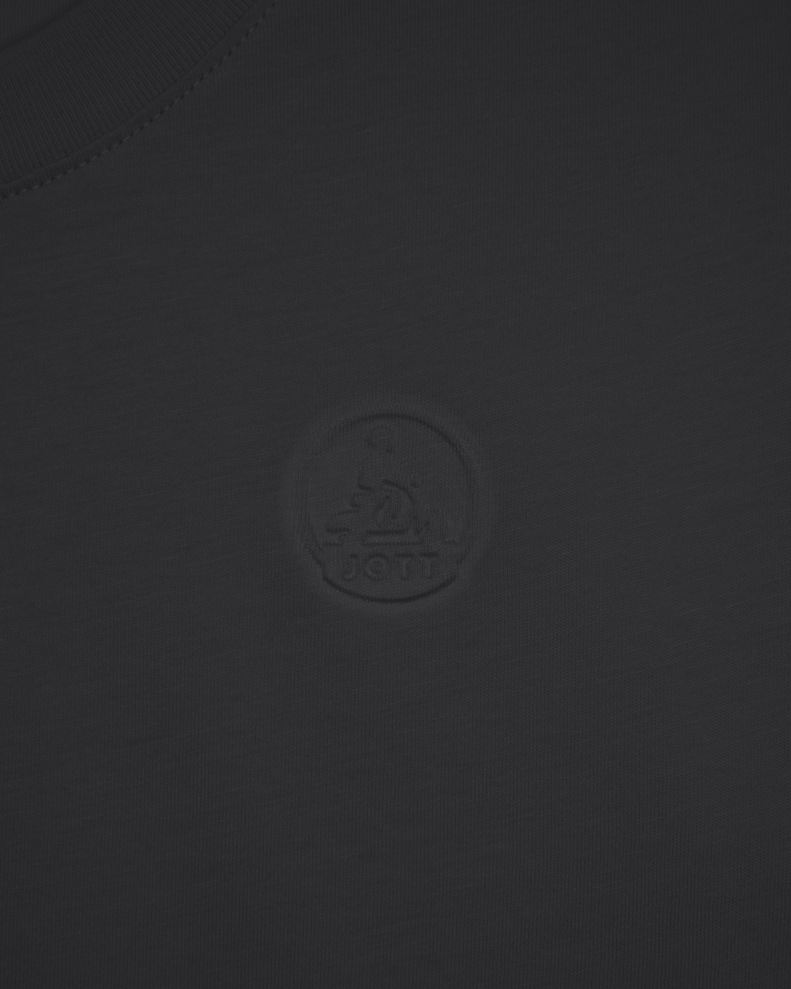 T-shirt col rond femme en coton Noir Angel